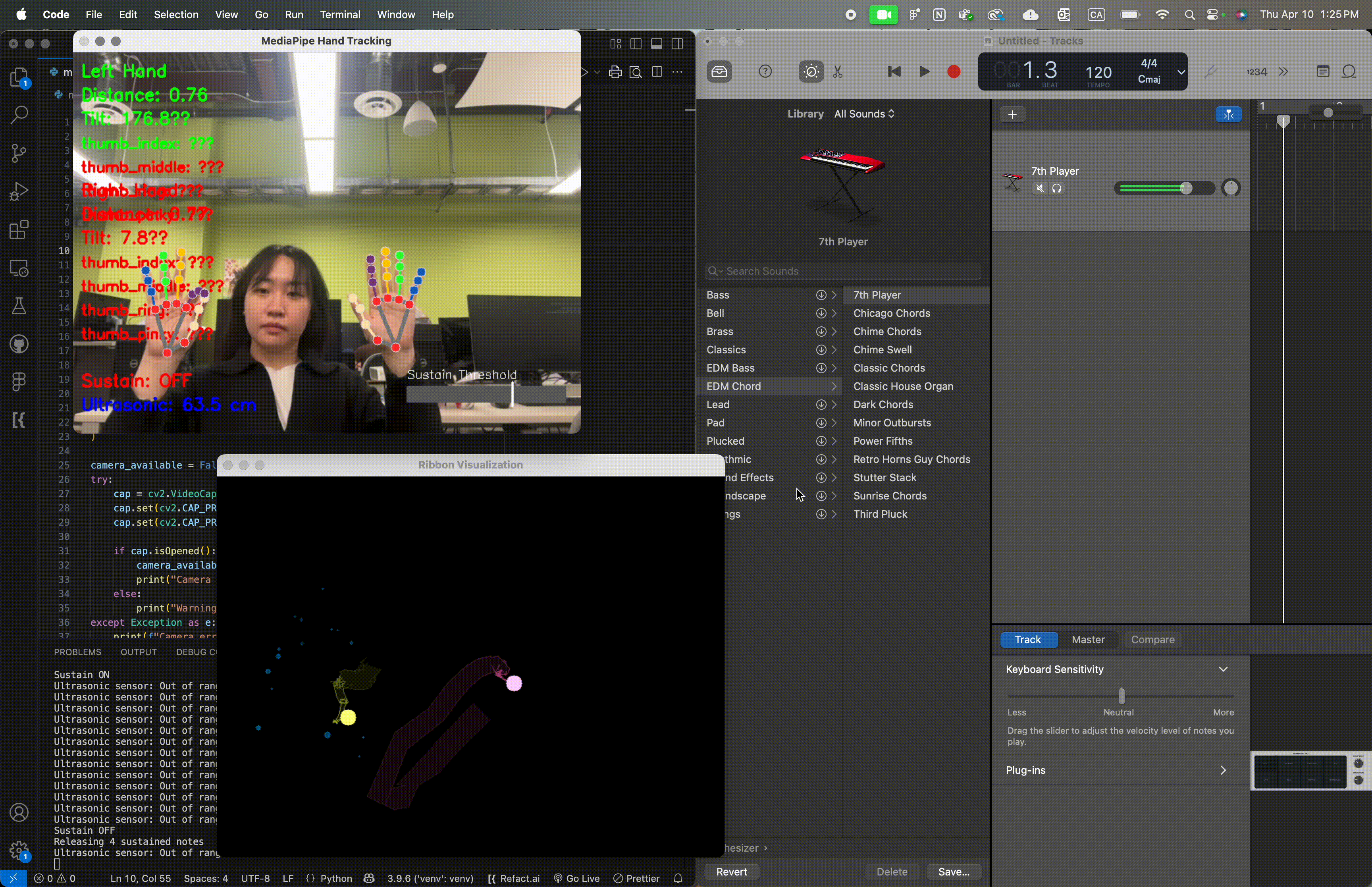gif of hand instrument demo